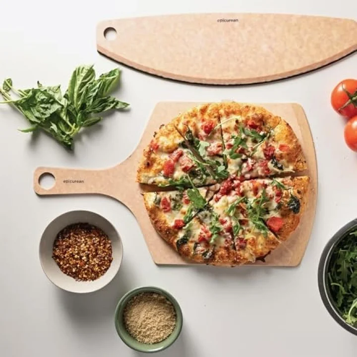 Pizza Peel, 17 inç x 10 inç, Doğal