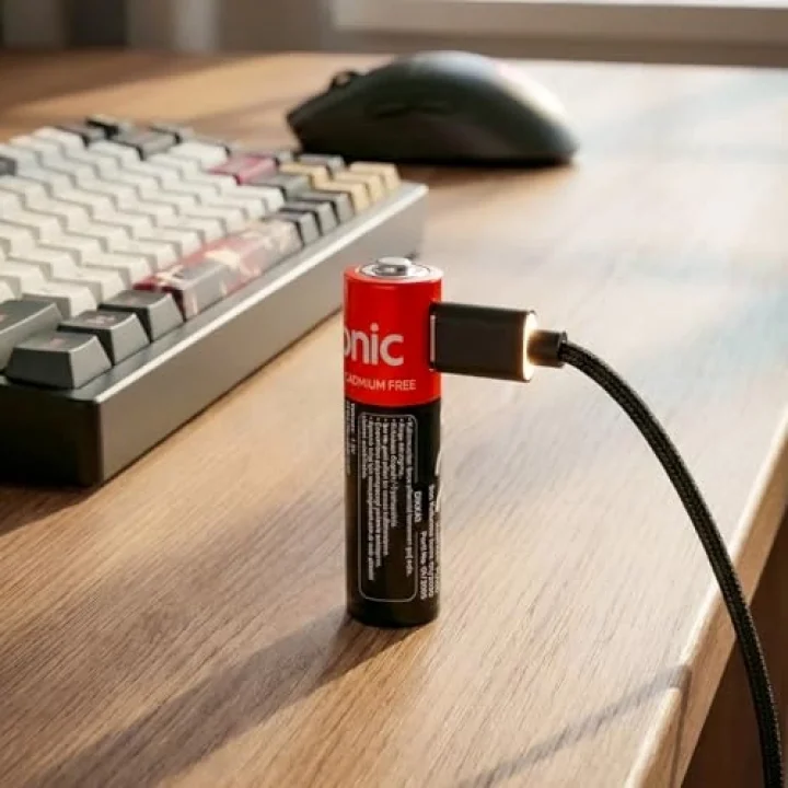 PL1400, AAA, Şarjlı Pil, 1.5VOLT, 400MAH/750MWH, Type-C Ile Kolay Şarj, 2 Li Paket