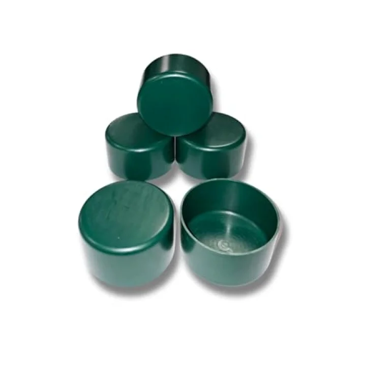Plastik Boru Kapağı 60 MM (50 Adet) (Yeşil)