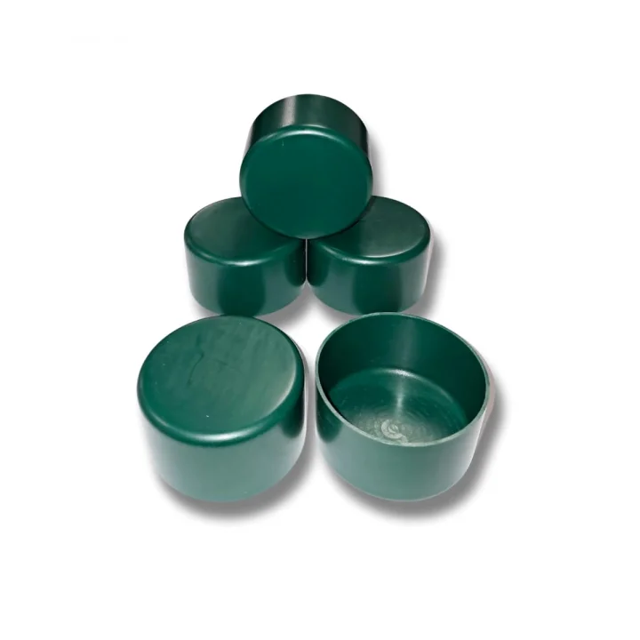 Plastik Boru Kapağı 60 MM (50 Adet) (Yeşil)
