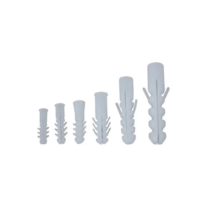 Mey İthalat® Plastik Dubel Beyaz 12 mm ( 50 Adet )