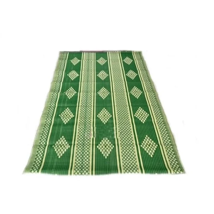 Plastik Hasır Kilim 1. Kalite - Çift Mekik Dokuma, Leke Tutmaz, Balkon Bahçe Kamp için Yer Hasırı Sergi Kilimi (Mavi, 180 x 230 CM)