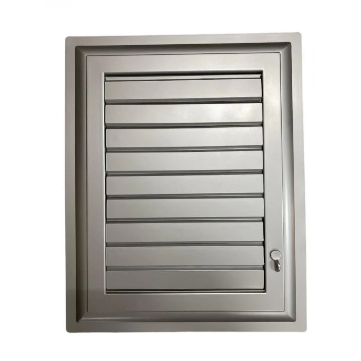 Mey İthalat® Plastik Menfez 65X65 Gümüş Banyo WC Havalandırma