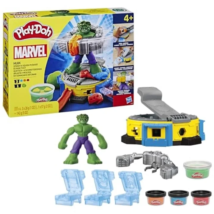 Play-Doh Marvel Hulk Smash & Squish Oyun Seti