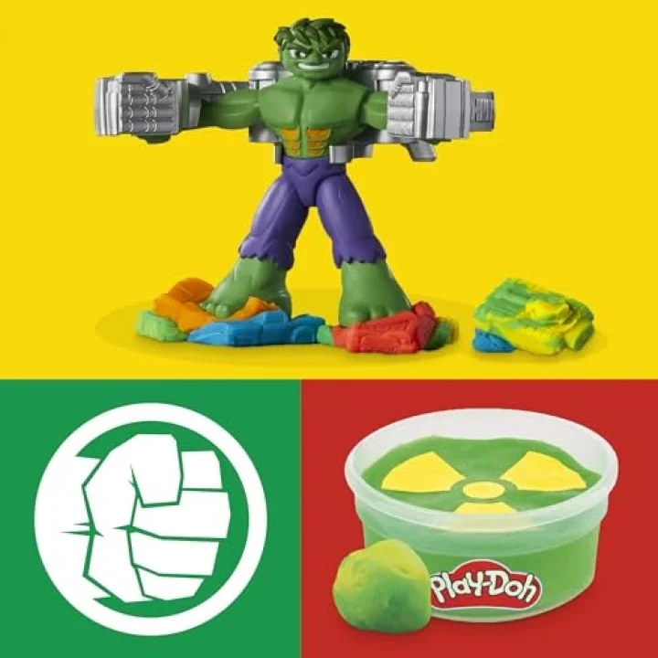 Play-Doh Marvel Hulk Smash & Squish Oyun Seti