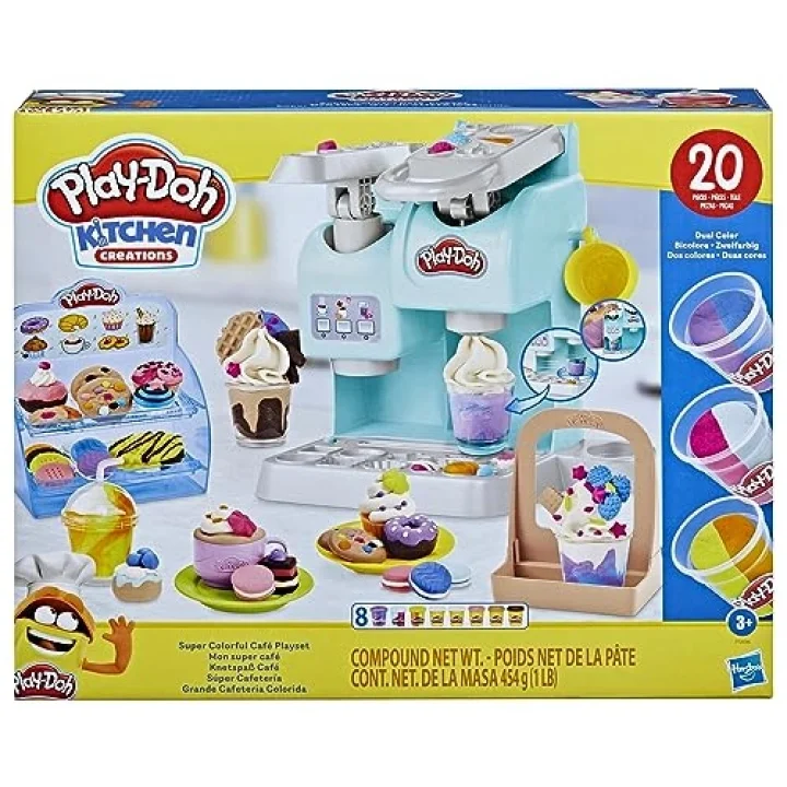 Play-Doh Süper Renkli Kafe Oyun Kiti