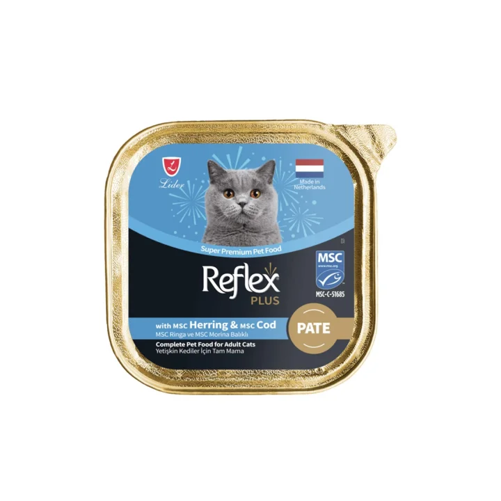 Plus Pate Ringa Ve Morina Balıklı Kedi Konservesi 85 GR