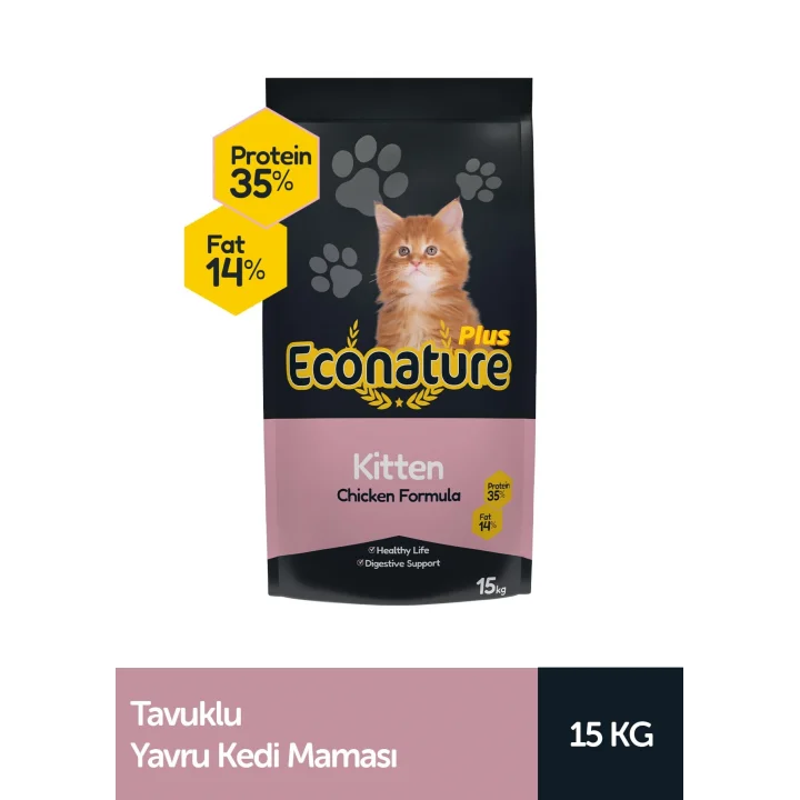Plus Tavuklu Yavru Kedi Maması 15 kg