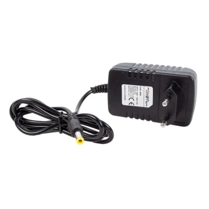 PM-4531 12 VOLT - 2 AMPER PLASTİK KASA PRİZ TİPİ ADAPTÖR 5.5 * 2.5 UÇ * MİNİ CİHAZ ADAPTÖRÜ