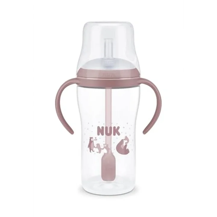 PM Pipetli Alıştırma Bardağı, 260 ml, Pembe
