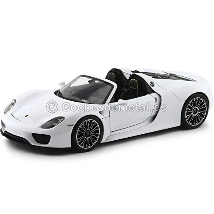 Porsche 918 Spyder Cabriolet gri metalik 1:18