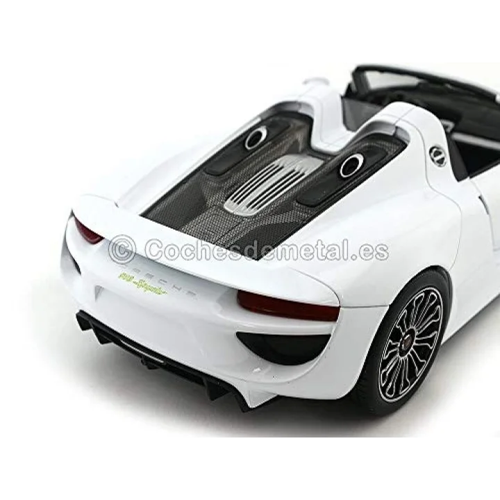 Porsche 918 Spyder Cabriolet gri metalik 1:18