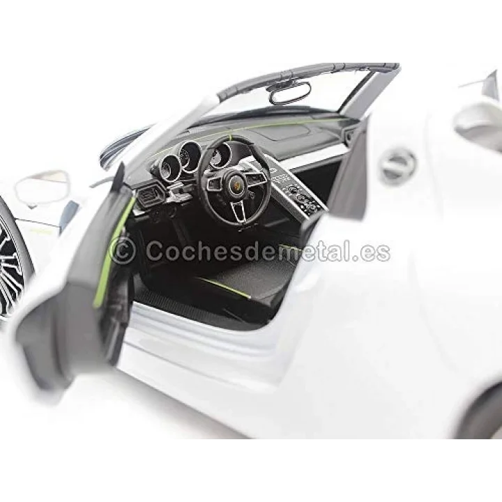 Porsche 918 Spyder Cabriolet gri metalik 1:18