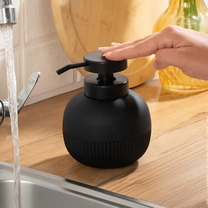 Porsima 3118 Banyo Ve Mutfak Sıvı Sabunluk 450 Ml Siyah