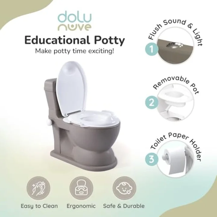 Potty Lazımlık 2İn 1- Gri 7564