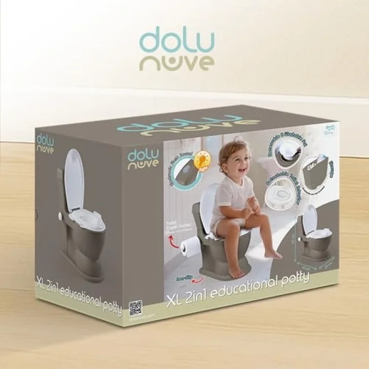 Potty Lazımlık 2İn 1- Gri 7564