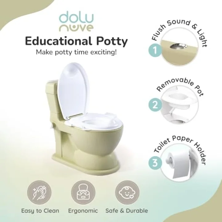 Potty Lazımlık 2İn 1- Yeşil 7563