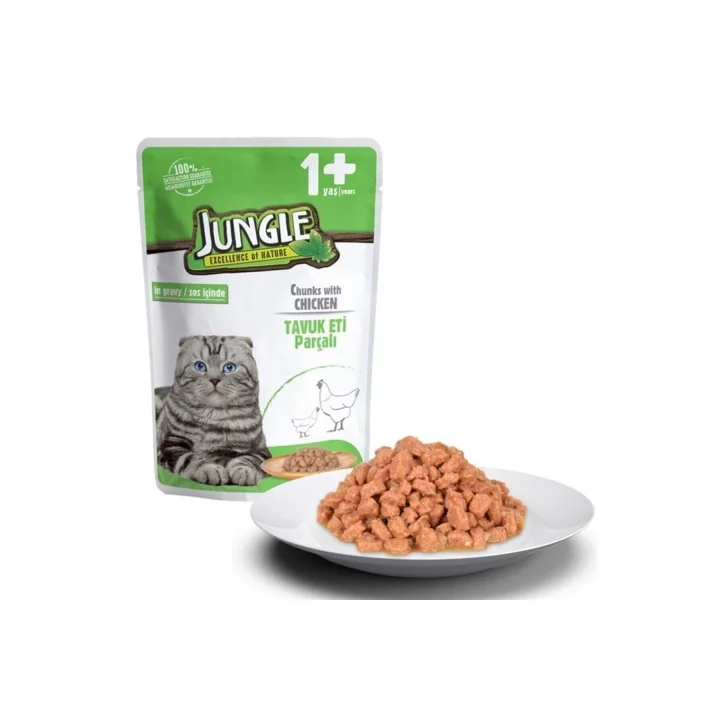 Pouch Tavuklu Jelli Kedi Yaş Maması 100 g