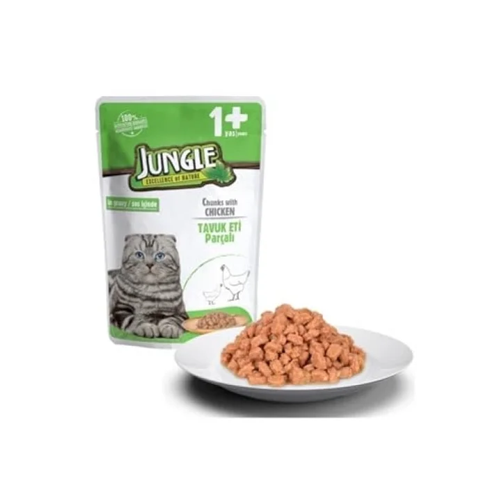 Pouch Tavuklu Jelli Kedi Yaş Maması 100 g