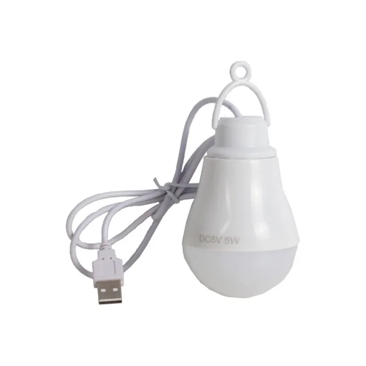 Power Master Usb Kablolu 5 Watt Beyaz Led Ampul%90 Enerji Tasarrufu Renkli