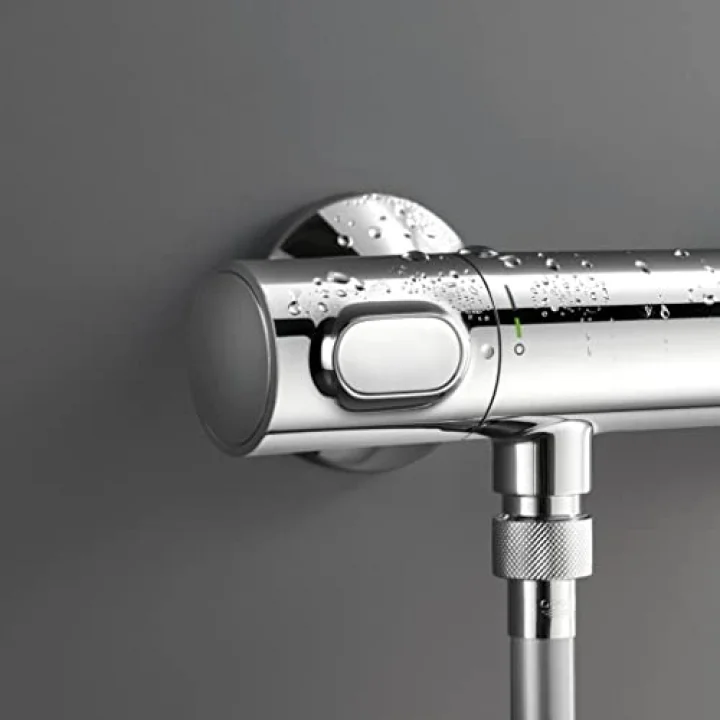 Precision Flow Termostatik Duş Bataryası, Su Tasarruflu, Krom, 34840000