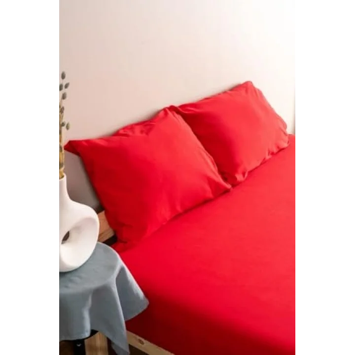 Premium 50x70 Yastık Kılıfı 2li, Kırmızı