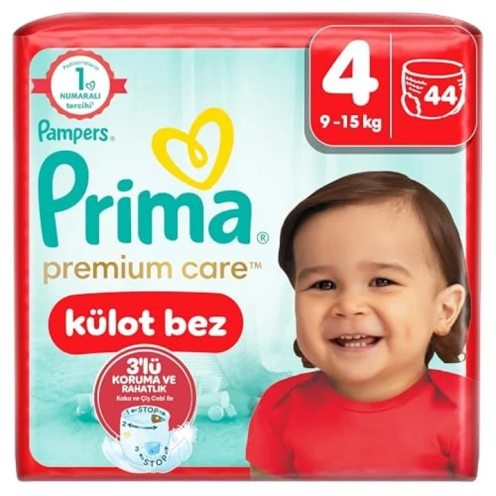 Premium Care Külot Bebek Bezi 4 Numara 44 Adet Maxi İkiz Paket