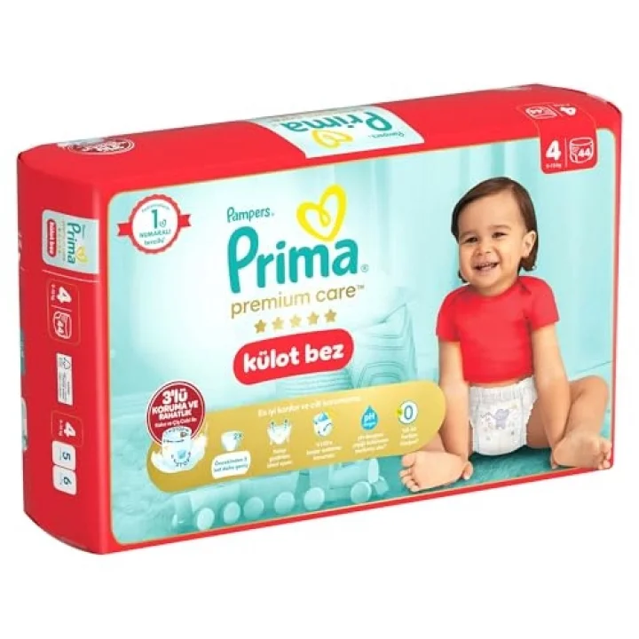 Premium Care Külot Bebek Bezi 4 Numara 44 Adet Maxi İkiz Paket