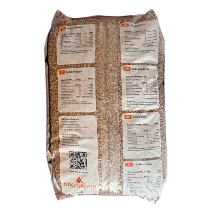 Premium Doğal Çam Peleti, ENplus A1 Kalite,%100 Çam, 6 mm, 15 kg