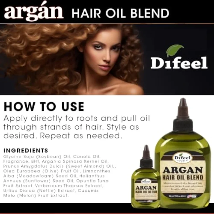 Premium Doğal Saç Yağı - Argan Yağı 2,5 ons
