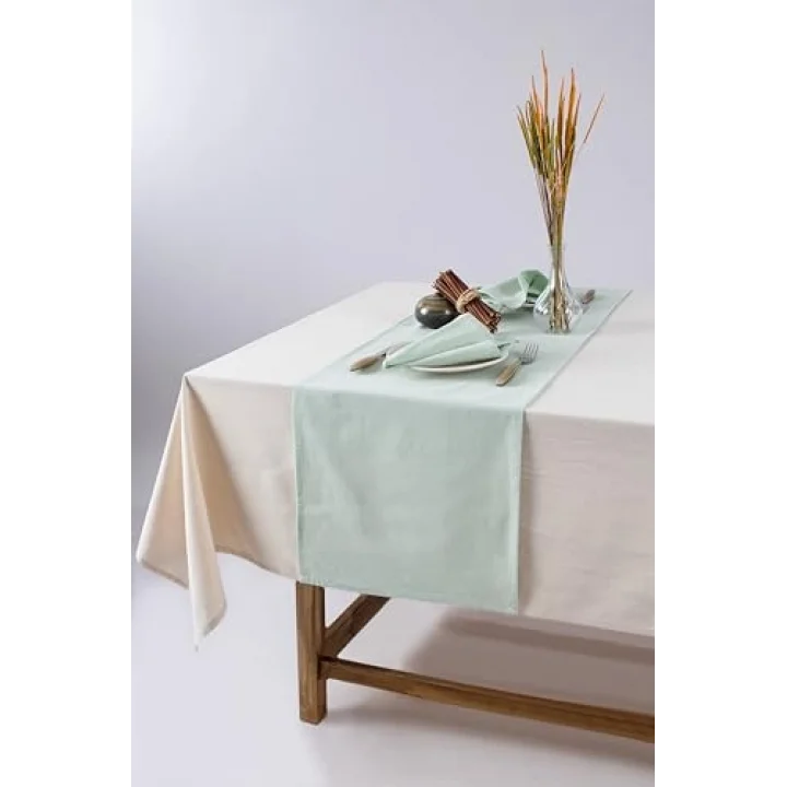 Premium Keten Runner 40 X 150 Cm (Adaçayı)
