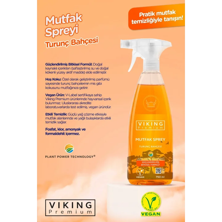 Premium Mutfak Spreyi Turunç Bahçesi 750 ml