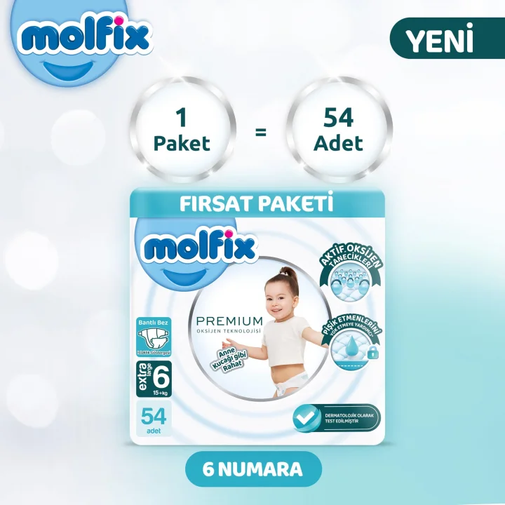 Premium Ultra Fırsat Paketi 6 Beden 54 Adet