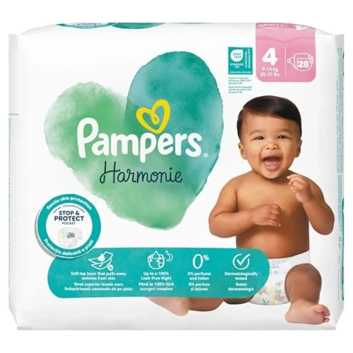 Prima Harmonie Bebek Bezi İkiz Paket 4 Beden 28 Adet