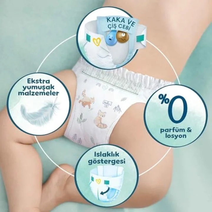 Prima Harmonie Bebek Bezi İkiz Paket 4 Beden 28 Adet