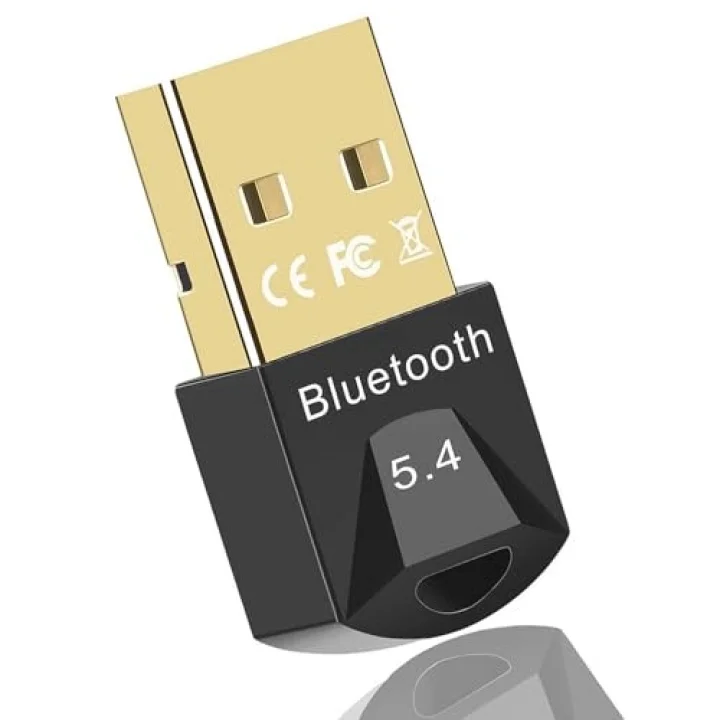 PrimeX PX-BTU54 Bluetooth 5.4 Nano USB Adaptör, PC Notebook Laptop İçin Mini Bluetooth V5.4 Dongle, Kulaklık Hoparlör Klavye Mouse Gamepad Bağlantı Adaptörü, Windows 11/10 Uyumlu