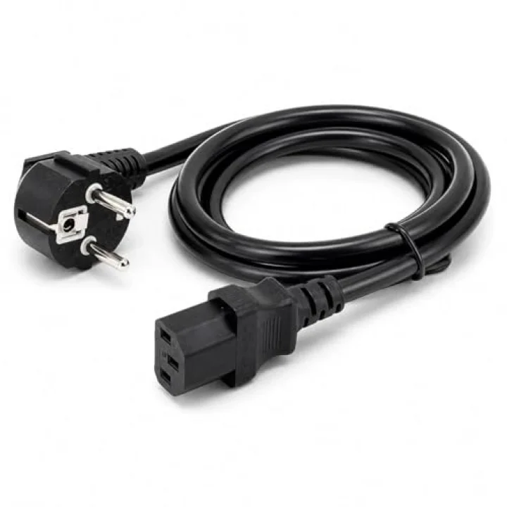PrimeX PX-P430 3 Metre Lüks Power Kablosu, 3x1.5mm Kalın Full Bakır PSU Güç Kablosu, PC Power Supply Monitör Mining Sistemleri İçin Siyah Enerji Kablosu (3 Metre)