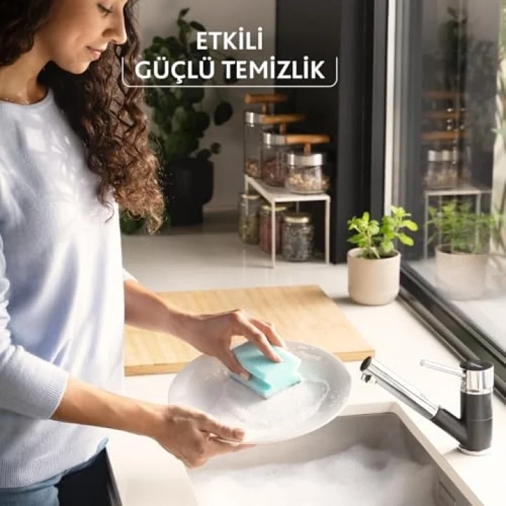Pro Clean Aktif Enzimli Oluklu Sünger, 3’lü Paket