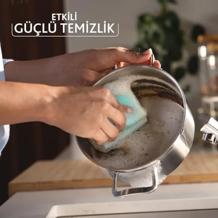 Pro Clean Aktif Enzimli Oluklu Sünger, 3’lü Paket