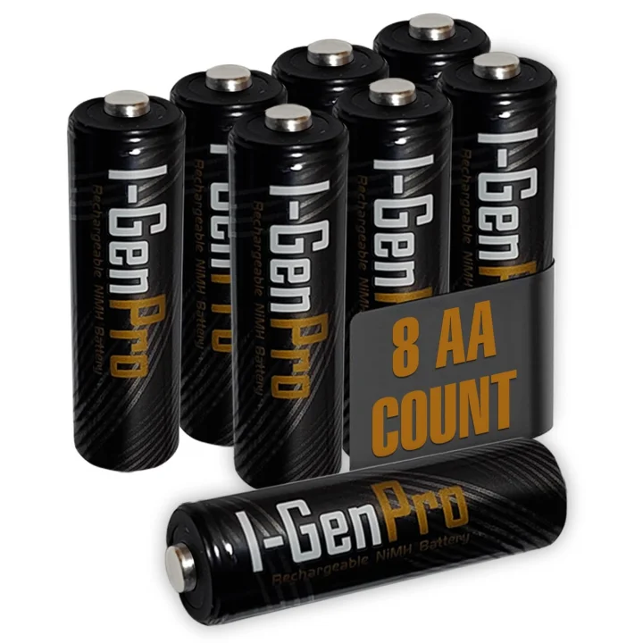Pro P103 8 Adet AA 2950 mAh Şarj Edilebilir Kalem Pil 1.2V Ni-MH Şarjlı Pil