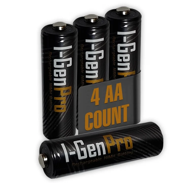 Pro P161 4 Adet AA 2950 mAh Şarj Edilebilir Kalem Pil 1.2V Ni-MH Şarjlı Pil