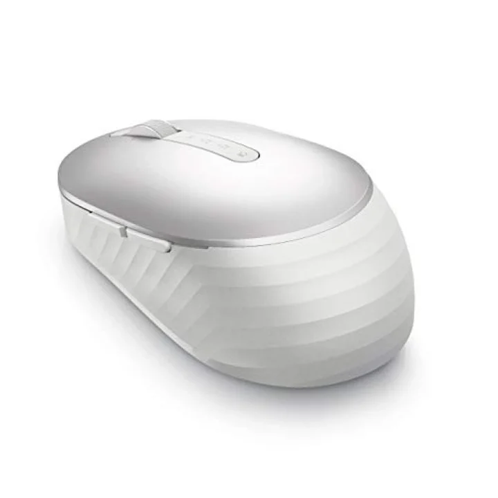 Pro Premium Compact Mouse – MS7421W – Platinum Gümüş – 570-ABLO 2.4GHz kablosuz, Bluetooth 5.0, 3 cihaz desteği, 1600 DPI, USB-C şarj, 5 programlanabilir tuş, ergonomik kompakt tasarım