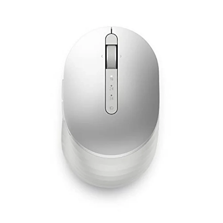 Pro Premium Compact Mouse – MS7421W – Platinum Gümüş – 570-ABLO 2.4GHz kablosuz, Bluetooth 5.0, 3 cihaz desteği, 1600 DPI, USB-C şarj, 5 programlanabilir tuş, ergonomik kompakt tasarım