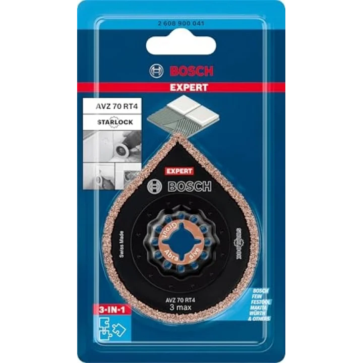 Professional 1x EXPERT 3 max AVZ 70 RT4 Derzleme Tabanları (Harç, Harç, Ø 70 mm, Aksesuar Çok Fonksiyonlu Makine)