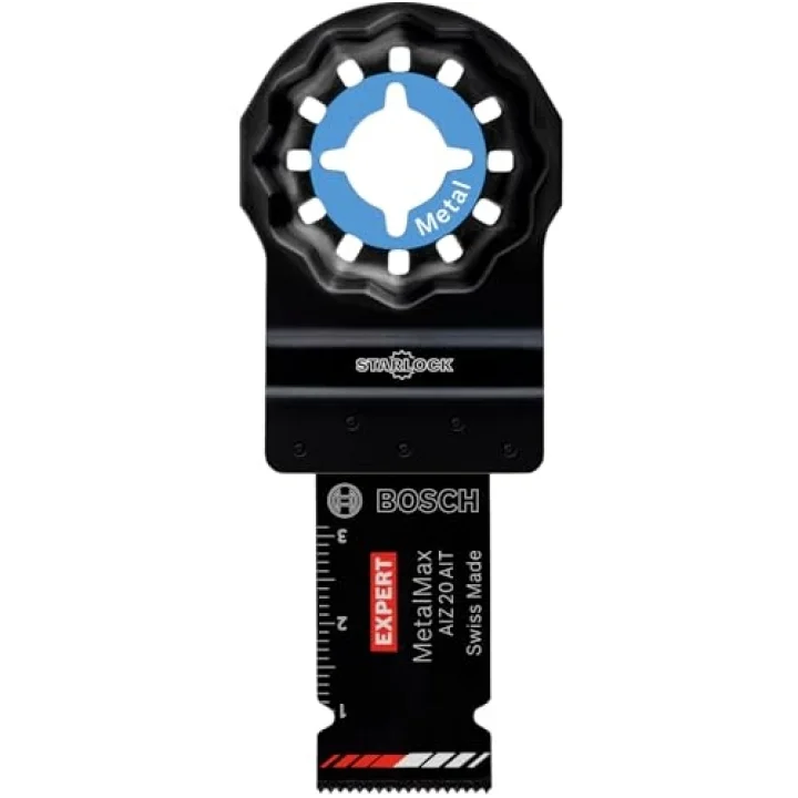 Professional 1x EXPERT MetalMax AIZ 20 AIT Daldırmalı Testere Bıçakları (Çelik, Paslanmaz çelik, Genişlik 20 mm, Aksesuar Çok Fonksiyonlu Makine)