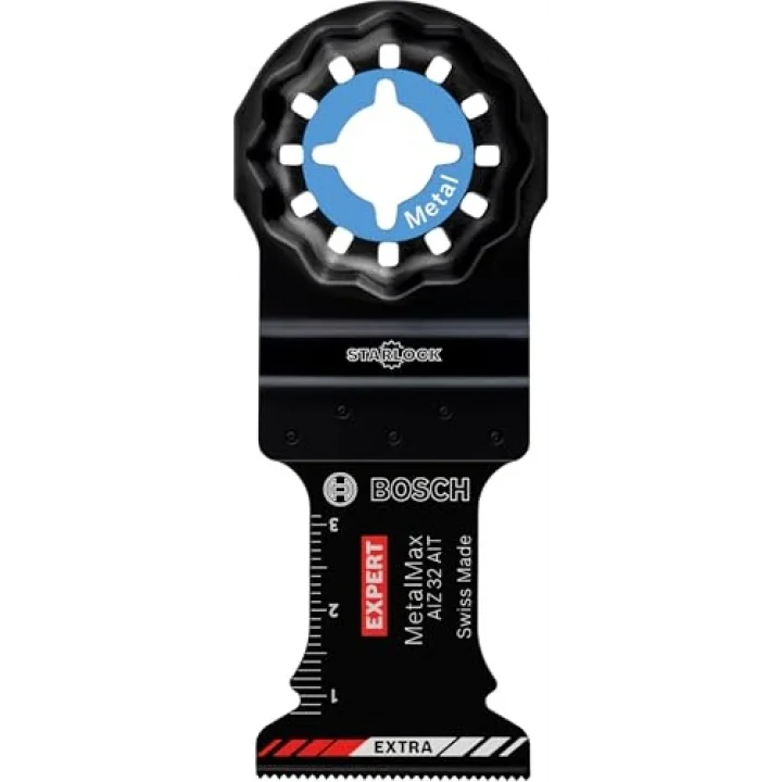 Professional 5x EXPERT MetalMax AIZ 32 AIT Daldırmalı Testere Bıçakları (Çelik, Paslanmaz çelik, Genişlik 32 mm, Aksesuar Çok Fonksiyonlu Makine)