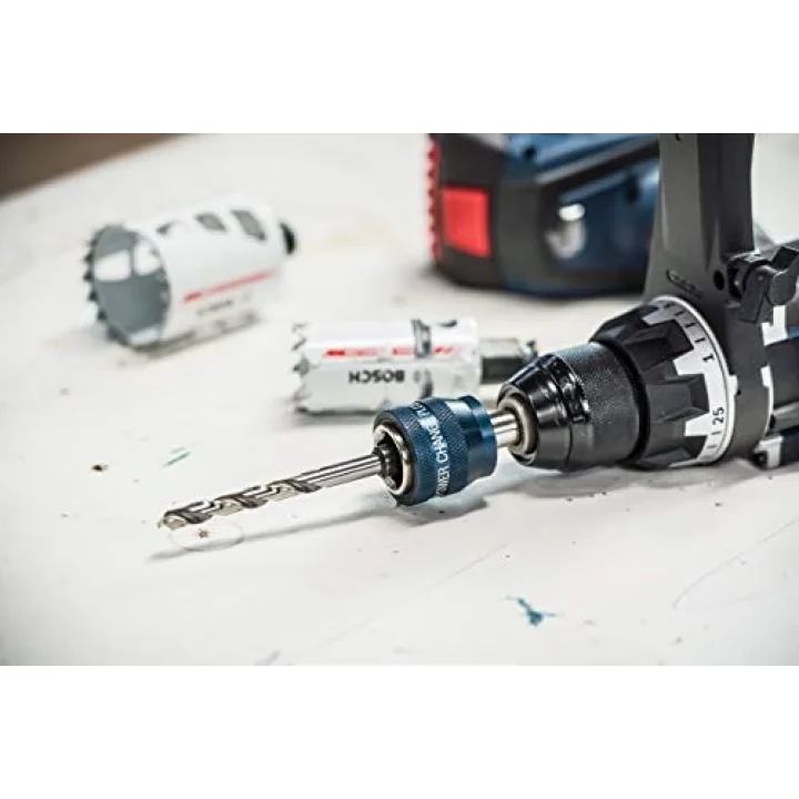 Professional Accessories 1 x Power Change Plus Adaptör (SDS Plus, HSS-G Matkap 7,15 x 85 mm, Delik Testeresi Aksesuarı Dahil)