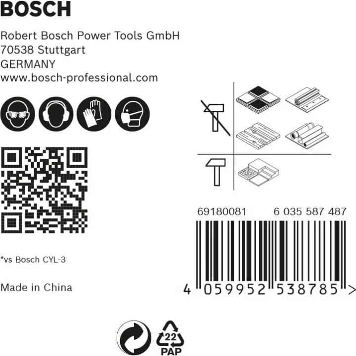 Professional Accessories 5x Expert Hex-9 Multiconstruction Delme Ucu Setleri (Beton, Yumuşak Döşemeler, Çelik, Yumuşak Ahşap, Plastik, 4-8 mm, Aksesuar Döner Matkap/Vidalamalar)