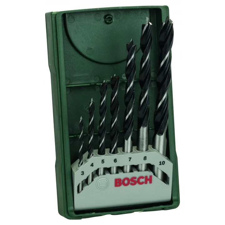 Professional Accessories Ahşap Matkap Uçu, Yeşil, 7 Adet
