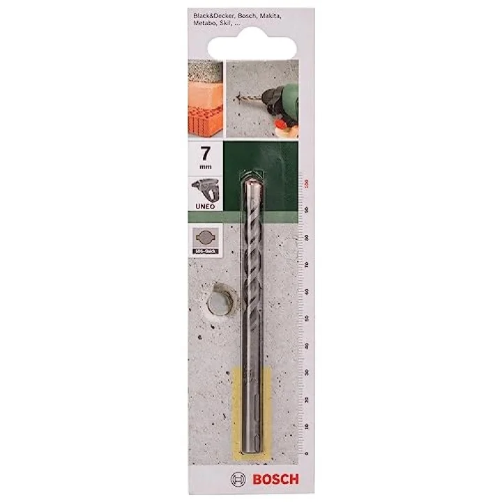 Professional Accessories Sds/Quiçk, Uneo için Beton Matkap Ucu, 7*100 mm